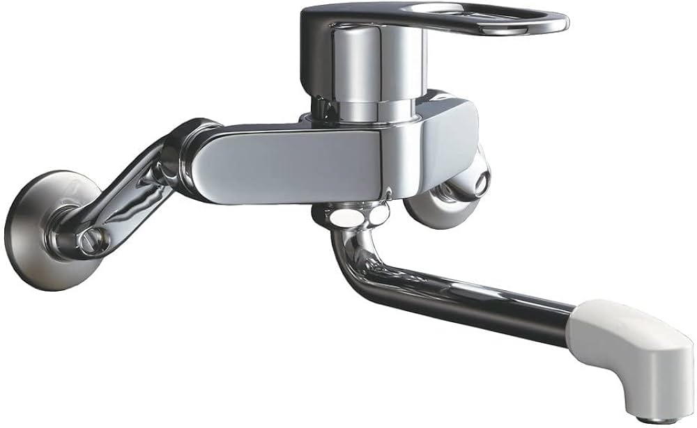Amazon | キッチン用 壁付 シングルレバー混合水栓 ソフトシングル Amazon | キッチン用 壁付 シングルレバー混合水栓 ソフトシングル