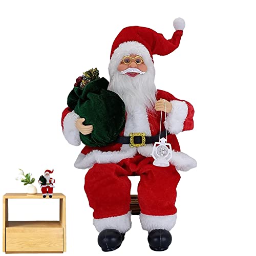 【Ottima opzione regalo】La decorazione di Babbo Natale seduto è perfetta per essere regalata a familiari, amici, colleghi, compagni di classe, vicini, ecc.
