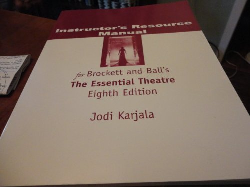 IRM-ESSENTIAL THEATRE 8E 0534579485 Book Cover