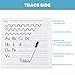 Tiddoz Learn ABC, Reading & Handwriting with Maze&Trace 3in1 Montessori Educational Wooden Board Toy & Flashcards with 100+ Sight Words for Boys & Girls Age 2 3 4 5 6 STEM & Fine Motor Skills Growth