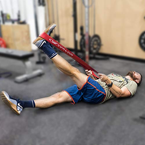 Valor Fitness PRB-XXL-Red Resistance Band for Pull Ups, Bench Presses, Squats, Deadlifts, and More - Size XXL