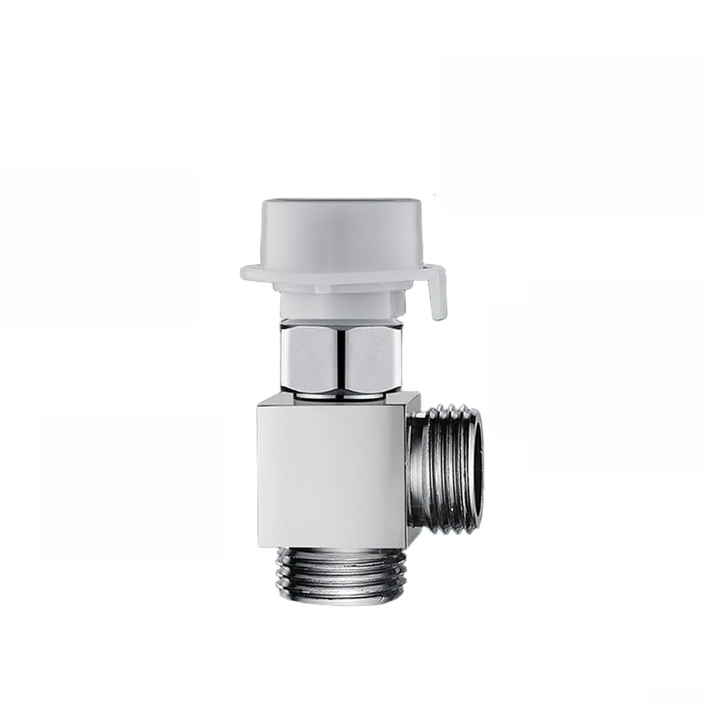 Distribuidor de Agua 2 Vías Cobre Y para Grifo Jardín Lavadora - Conector Tee Doble Salida 8cm(G)