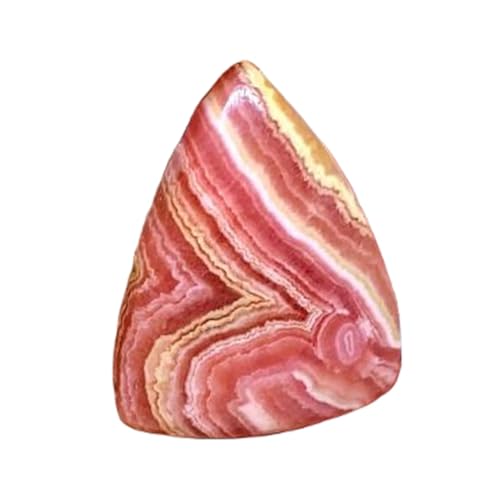 Rhodochrosite pierre naturelle triangle 28x21mm pour bague et collier diy