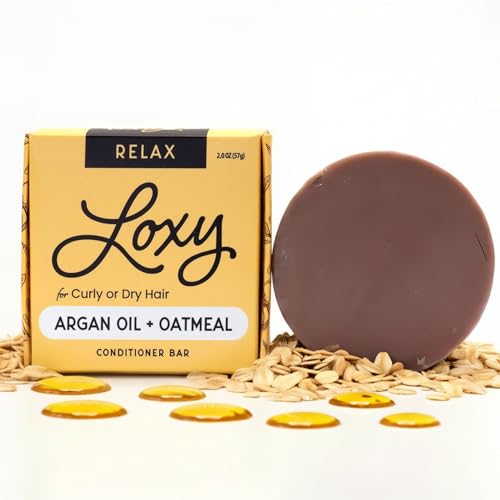 Loxy Relax Moisturizing Conditioner Bar for Curly, Wavy, or Frizzy Hair