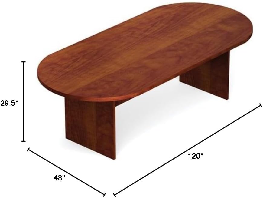 Offices To Go Superior 95" Racetrack Conference Table, American Dark Cherry (TDSL9544RSADC)