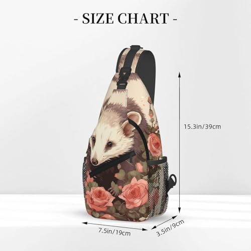 Mochila tipo bandolera negra para uso urbano miniatura 2