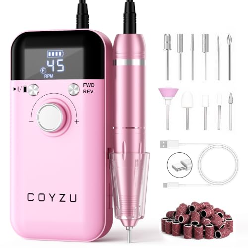 COYZU Nail Drill Professional 45000RPM Rechargeable Electric Nail File - image 1