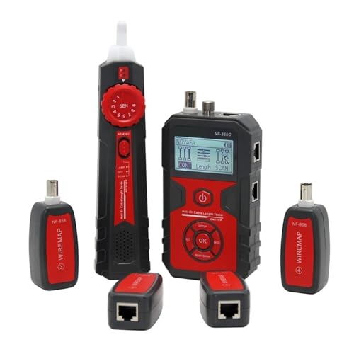 Localizar puntos de interrupción en red con probador portátil NF-858C BNC