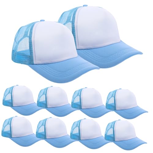 Casquettes de baseball vierges pour sublimation qui ne jaunissent pas