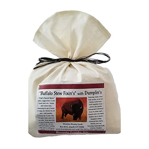 Montana Bounty Foods (Buffalo Stew & Dumplin’ Fixin’s Mix, 17 Ounce Bag)