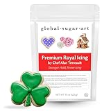 Global Sugar Art Premium Royal Icing Mix, Kosher Frosting for Cookie Decorating, Made in USA, Just add Water (15 Ounces, 1 Pack)