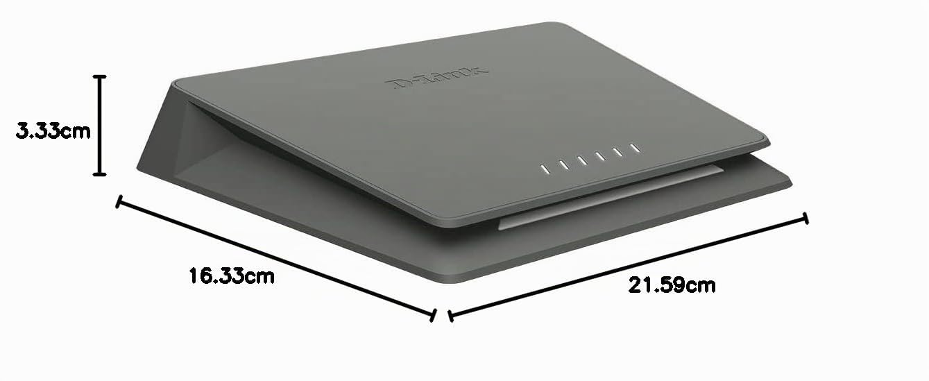 D-Link DMS-106XT commutateur réseau Non-géré 2.5G Ethernet (100/1000/2500) Noir