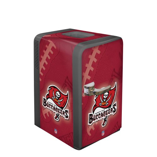 Boelter Brands NFL Tampa Bay Buccaneers Portable Party Fridge, 15 Quarts