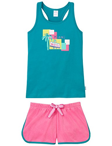 Schiesser Mädchen Anzug Kurz Pigiama Bambine e