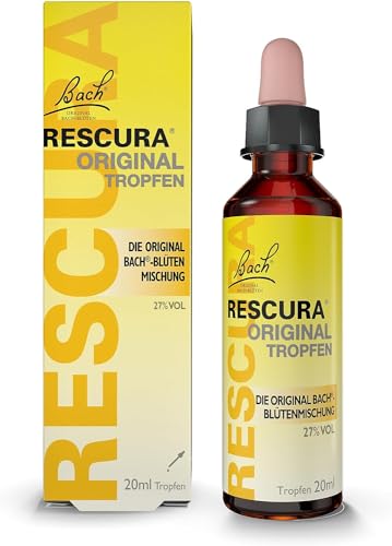 Original Bach RESCURA Tropfen: (ehemals Rescue) Bachblüten-Mischung, 20ml