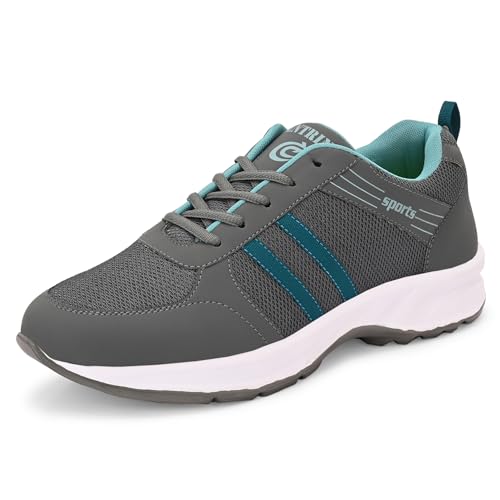 Image of Centrino Men's Sneaker Shoes Stylish | Shoes for Man Casual Sports | Lightweight Breathable Lace-Up Walking Shoes with Cushioned Insole | Comfortable Anti-Skid Canvas Sneakers for Men | Mens Shoes (9201)
