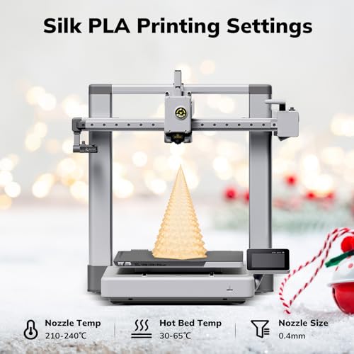 Image of AMOLEN PLA 3D Printer Filament 1.75mm Shiny Gold with Sparkles and Glitters Pla Dimensional Accuracy + /- 0.02mm 1KG /2.2lbs