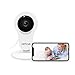 Produktbild NETVUE 1080P Überwachungskamera Innen WLAN Handy, Sicherheit Kamera WLAN Babyphone mit 2-Wege-Talk IR Nachtsicht-Bewegungsmelder 14x24h Cloud-Speicher Haustier Kamera für IOS Android