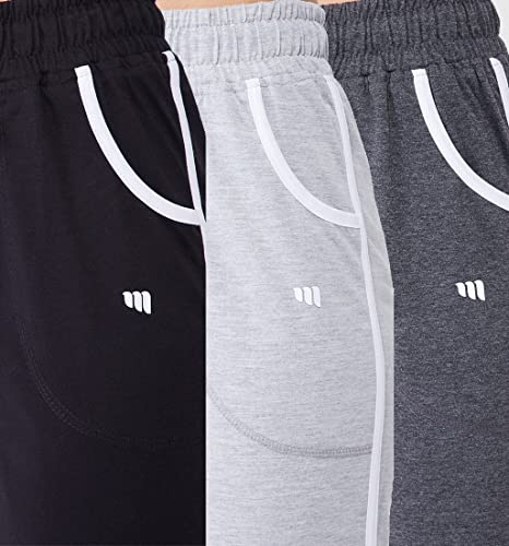 Image of Modeve Women Cotton Blend Pack of 3 Track Pant