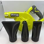 3x Stubby Nozzle Set For Ryobi R18TB-0 18V Blower Car Drying Stubby Short Attachment - Attachments Only