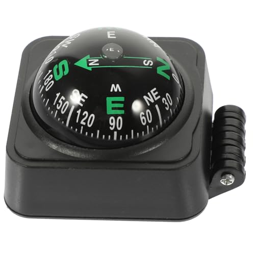 STOBAZA Car Compass Ball for Dashboard Automotive Navigation Compass for Car Boat Truck Accurate Direction Guide for Outdoor Travel