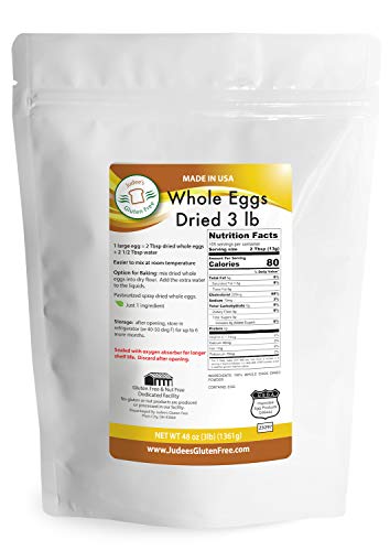 Judee's Whole Egg Powder (48 OZ -3 lb)