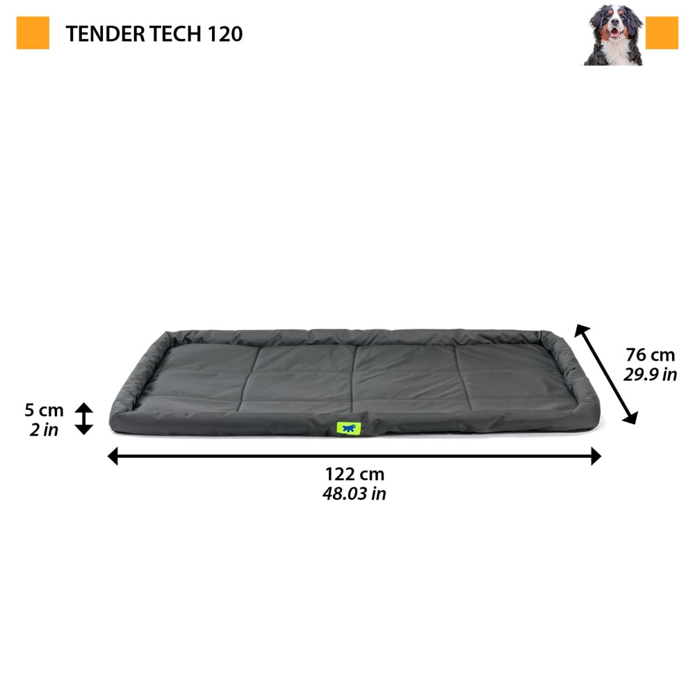 Cama Para Perros Salla - Esquinera, Impermeable, 80x80 Cm, Gris Grafito, Con Cojín Y Tejido Resistente A Arañazos