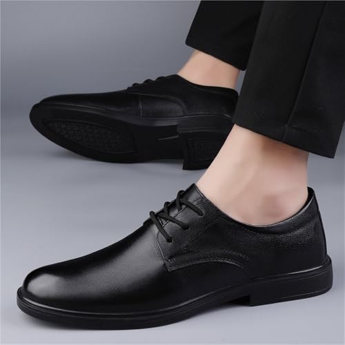Men's Lace up Tuxedo Dress Shoes Patent Leather Classic Formal Business Casual Office Work Wedding Groom Footwear3