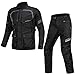 Produktbild LELEADER Motorradjacke Anzug Herbst Winter Motorradjacke + Hose Komplette Schutzkleidung Reithose Herren Motorrad Sportjacke mit Rüstung Jacke Racing,B3,M