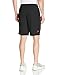 HEAD Men's Return to Order Knit Running Short, Black/Flame Scarlet, Medium