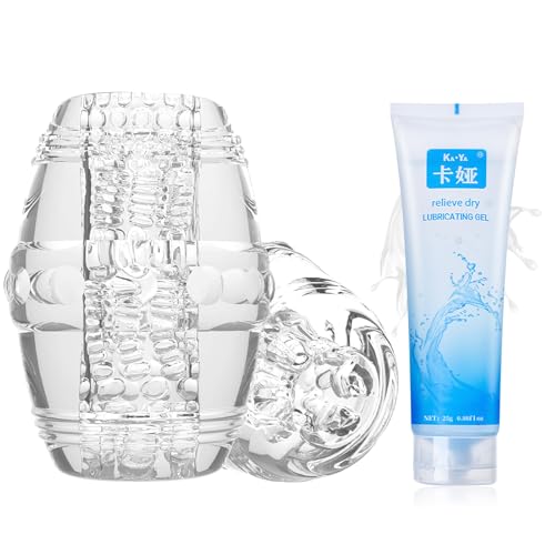 Masturbieren für Männer Sex Spielzeug für die Männer,mit 25 g Gleitgel,Realistischer 3D Masturbation Erotik Manuelle Cup Masturbatoren Eichel Stimulation Pocket Pussy Blowjob Penis Sex Toyset