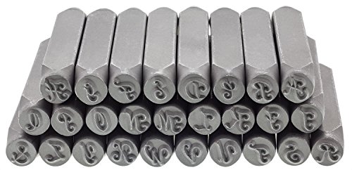 Cambridge Letter Set Upper, Case Punch 27 Pc (6mm) - LPS69 by Beadsmith