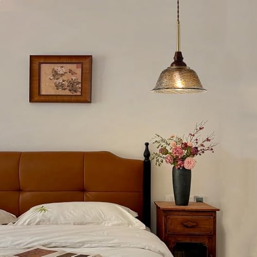 Lustre en verre médiéval américain suspendu pour bureau chambre et bar - 5