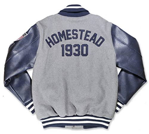 NLBM Negro Leagues Heritage Wool Baseball Jacket Homestead Grays2