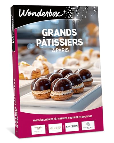 WONDERBOX Grands Pâtissiers À Paris : coffret cadeau de haute gastronomie