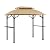 Garden Winds New Improved Custom Fit Replacement Canopy Top Cover Compatible with The Greenvail Paxton Grill Gazebo - Beige, Riplock 350 - Water Drainage Feature