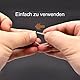 1000 Stück Sicherheitsfäden, 126 mm Sicherheitsfäden Loop Pins Transparent, für Etiketten mit Faden Preisschild Kleidung