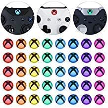 eXtremeRate Custom Home Guide Button LED Mod Stickers for Xbox Series X/S, Xbox One Elite V1/V2, Xbox One S/X, Xbox One Standard Controller with Tools Set - 40pcs in 8 Colors