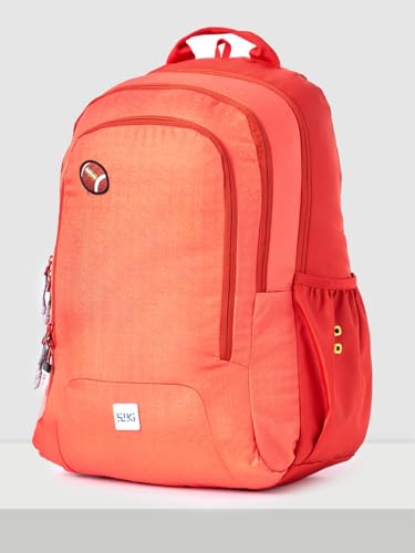 Image of Wiki Stylish Unisex Backpack 3 Durable & Lightweight backpack for Men & Women | Backpack for Office, Gym, Travel (33.5 Litre, Orange)