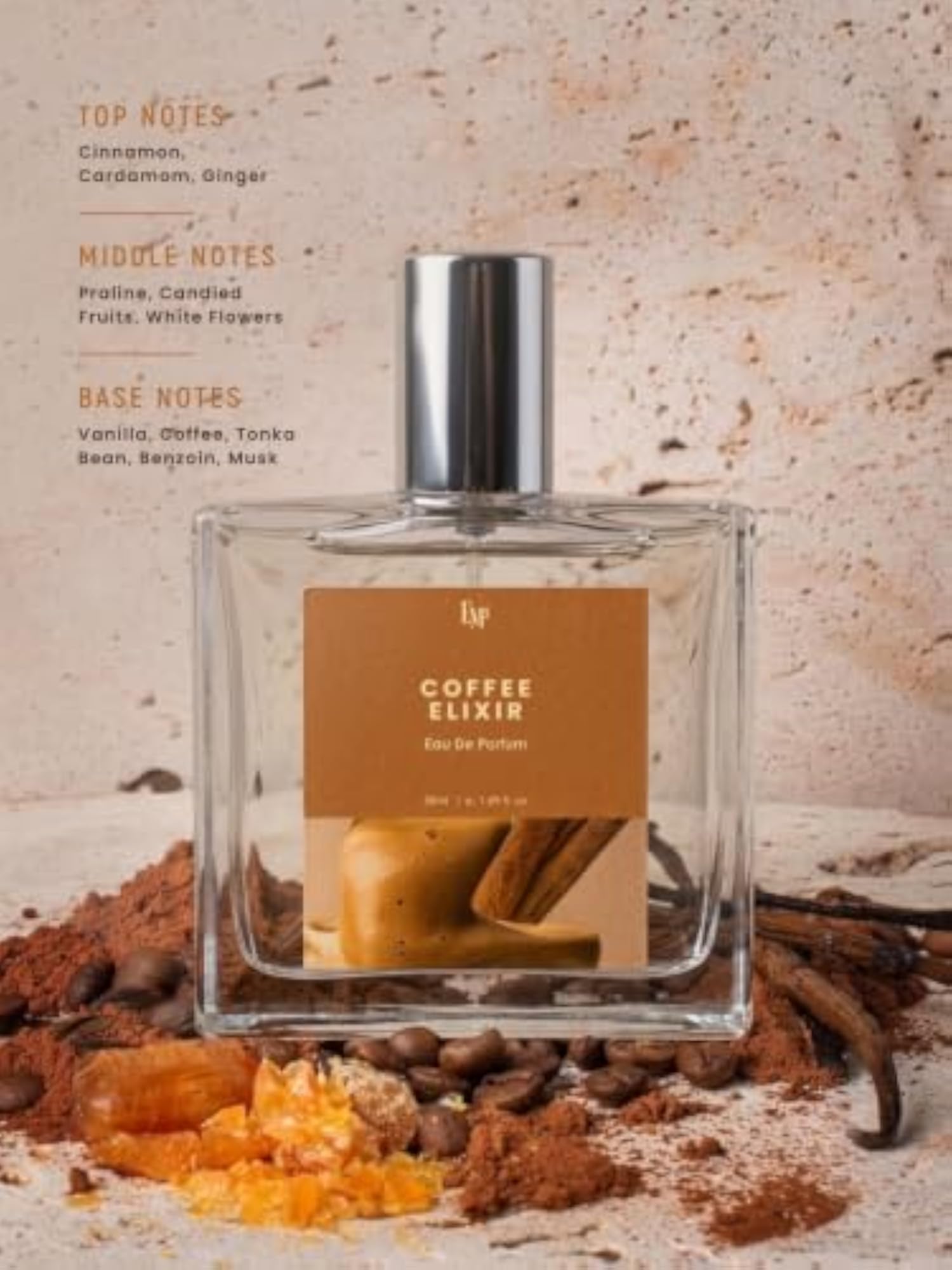 Coffee Elixir Perfume, Rich Coffee & Vanilla Fragrance