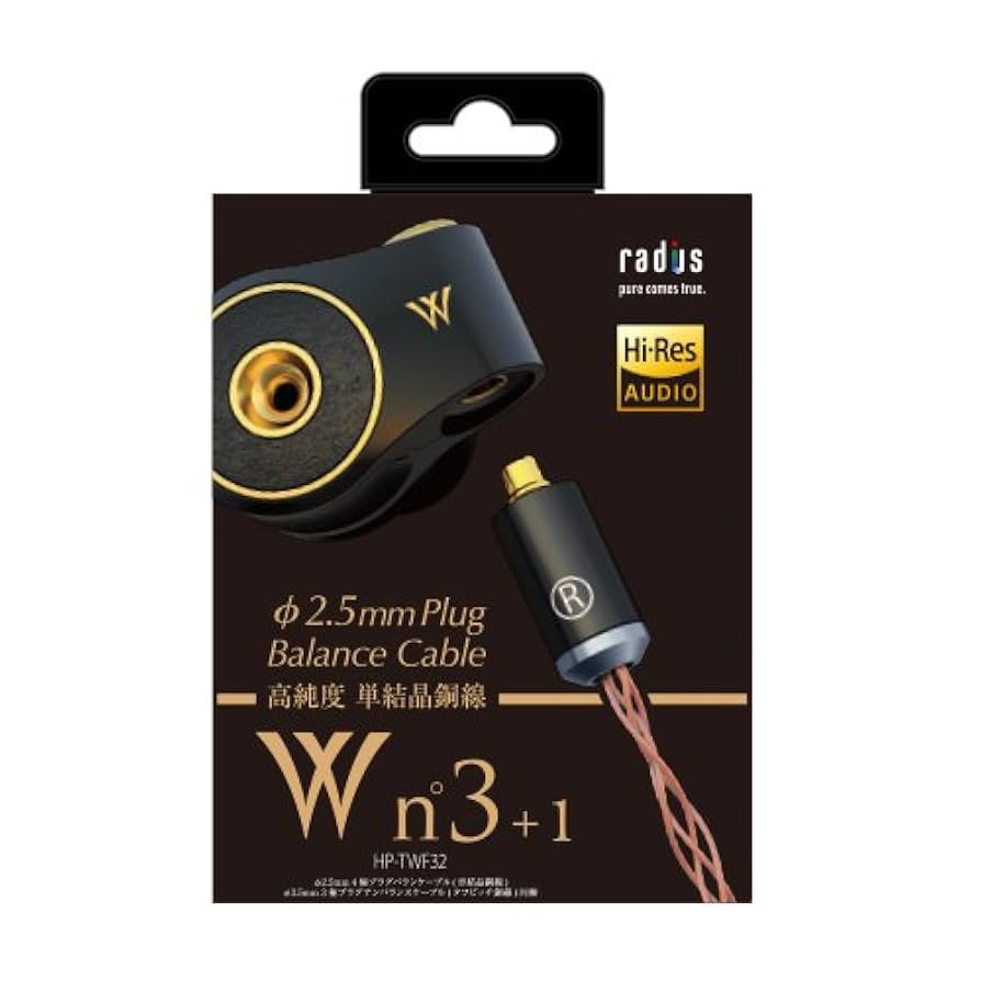 radius W n3 HP-TWF31 Hi-Res AUDIO イヤホン HP-TWF31 ハイレゾ対応