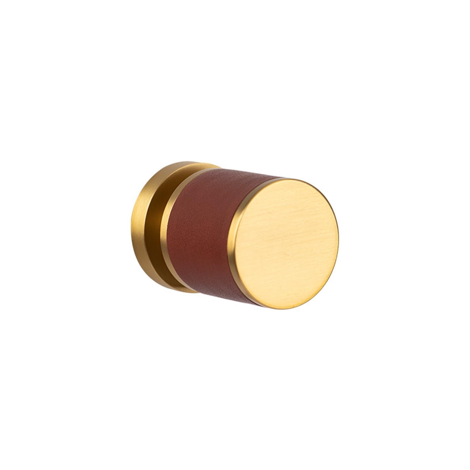 Serrure de porte laiton anti bruit loquet silencieux boule cuir noir double