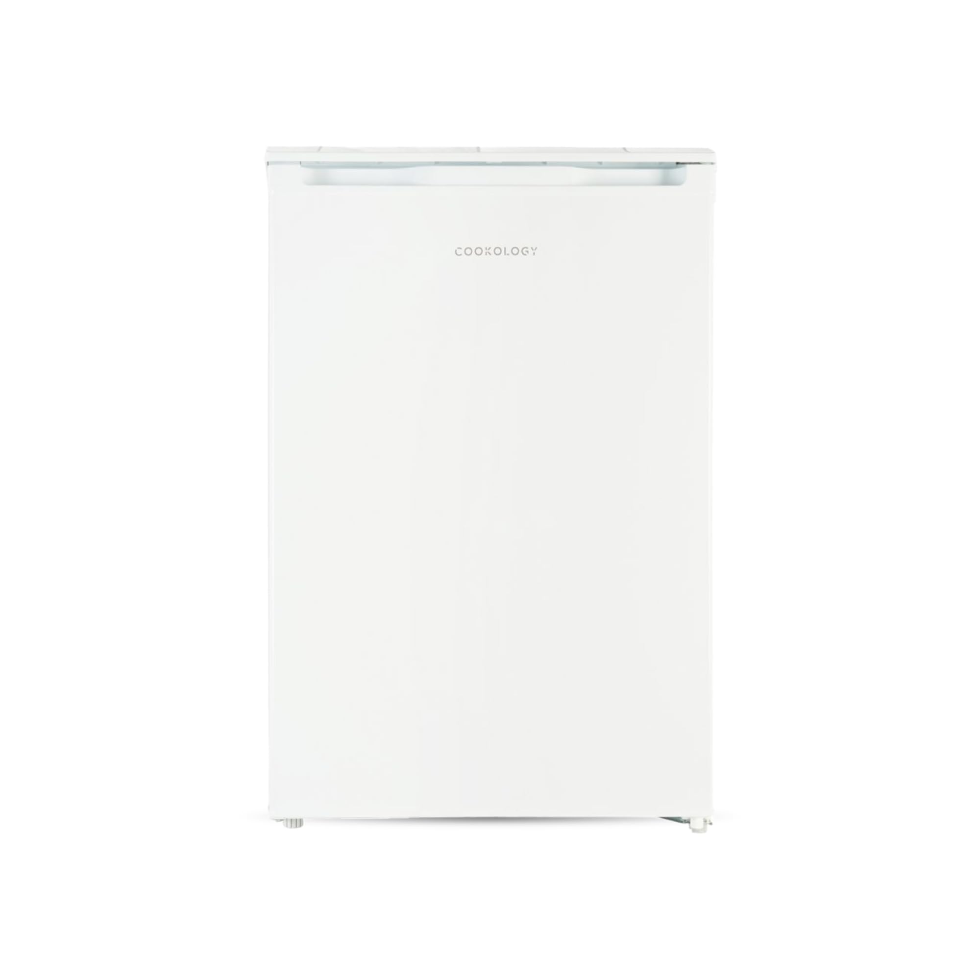 CookologyUCFR130WH under counter Freestanding Fridge in White - 130 Litre Capacity - Adjustable Temperature Control & Legs - Reversible Door