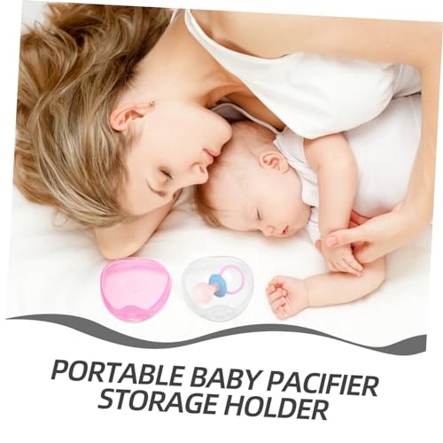 Toyvian 4 Peças Caixa De Armazenamento De Chupeta Porta-Chupeta De Estojo De Chupeta Para Armazename