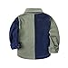 Tiinoh Toddler Boys Button Down Shirt Baby Long Sleeve Corduroy Color Block Kids Outfit Fall Winter Clothes (US, Age, 12 Months, 18 Months, Green)