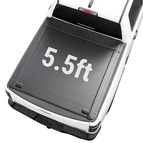 Syneticusa MB Retractable Truck Bed Cover for Ford F-150 2004–2026 | 5.5 ft (67”) Short Bed | Aluminum Hard Retractable Tonneau Cover | Waterproof Low Profile