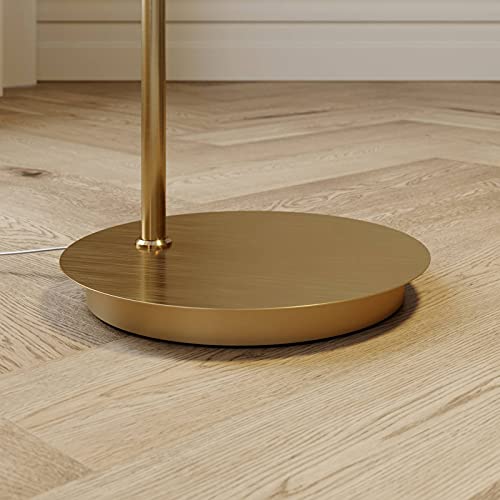 Lampada da terra 'Cynthia' colore Bianco, in Vetro...