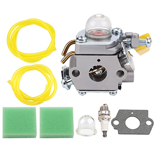 308054077 308054043 Carburetor for Ryobi EX26 SS26 SS30 Carburetor Homelite 308054015 308054028 308054034 309368003 985624001 25cc 26cc 30cc Hedge String Trimmer Blower Chainsaw & 900952001 Air Filter