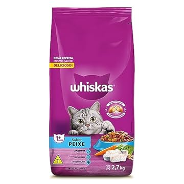 whiskas Ração Whiskas Peixe Gatos Adultos 2 7 Kg