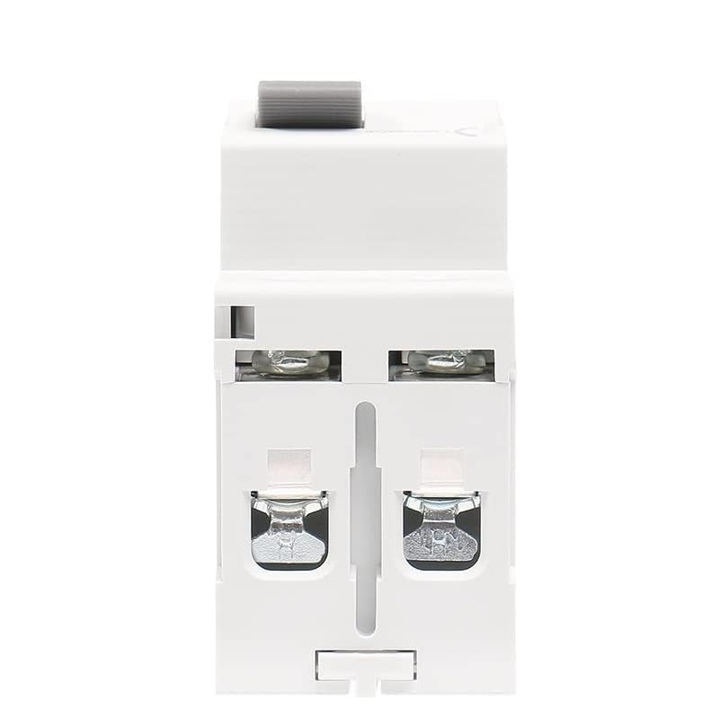 Interruptor magnetotermico RCCB ELCB monofasico de riel DIN con proteccion RCD 40A 3